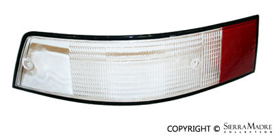 Porsche Italian Style Taillight Lens with Black Trim - Left 69-89 SMC-631-412-00