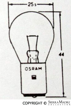 Porsche Light Bulb - 6 Volt/10W 900-631-015-90