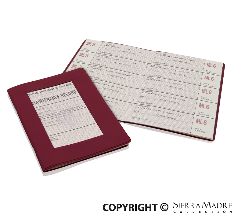 Porsche Maintenance Record Book - 911/912 65-68 WKD-431-520-20