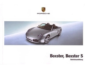 Porsche Owners Manual - Boxster 987 WKD-987-220