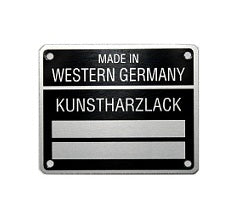 Porsche Paint Plate - 911/912/914/930/912E 65-83 901-701-111-05
