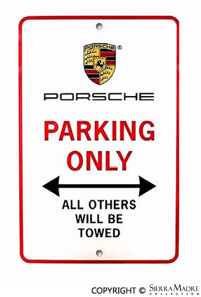 Porsche Parking Only Wall Sign PNA-701-001-00