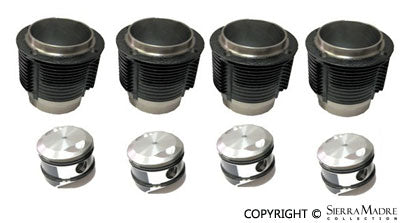 Porsche Piston & Cylinder Set - 356 NLA-103-901-88