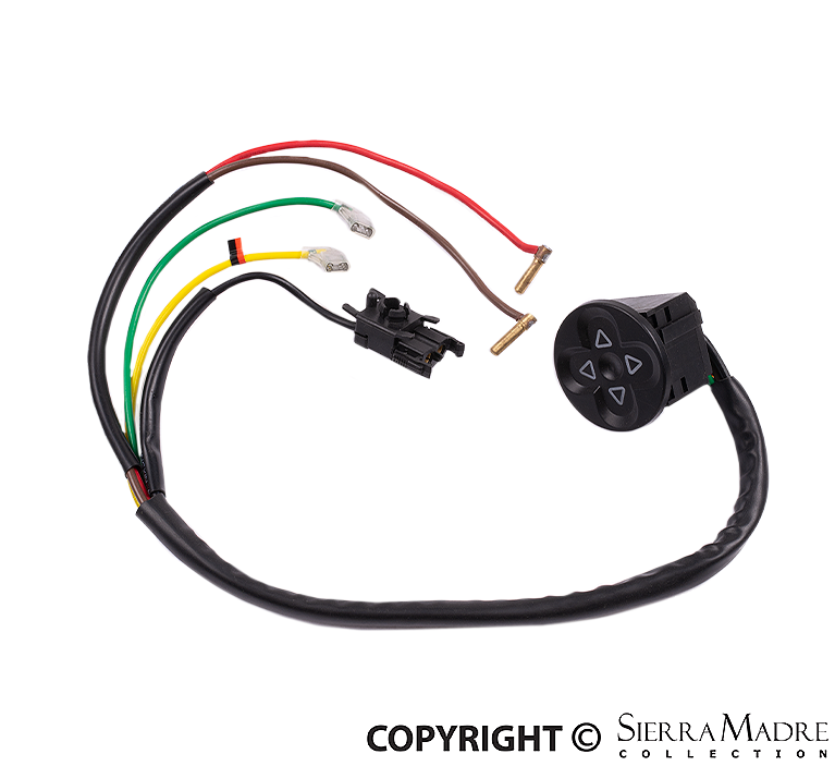 Porsche Power Seat Switch - Longitudinal Control 84-98 928-613-182-00