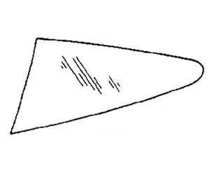 Porsche Quarter Window Glass - Left - Coupe 65-77 901-543-101-20