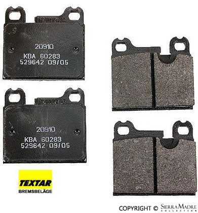 Porsche Rear Brake Pad Set - 911/930 84-89 911-352-950-06