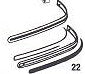 Porsche Rear Bumper Deco - Narrow 69-73 901-505-043-02