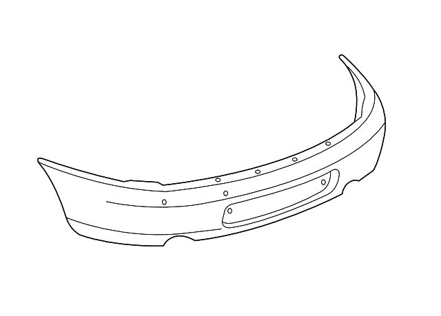 Porsche Rear Bumper Guard - 911 99-01 996-505-411-22