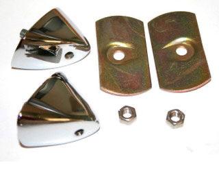 Porsche Rear Reflector Chrome Console Kit - 356B/356C 644-731-507-00