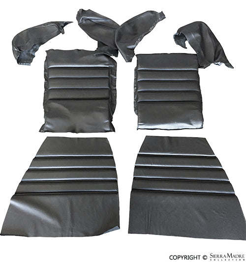 Porsche Rear Seat Cover Set - Black - 911 Coupe 1983 SMC-000-463-B