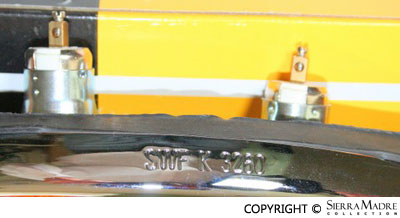 Porsche Rear Teardrop Taillight Assembly - Left - 356A/356B/356C