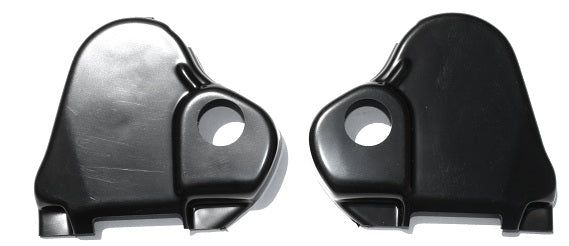 Porsche Recliner Mechanism Cover Set - Passenger's Seat - 911/912 1969-1973 901-521-916-01