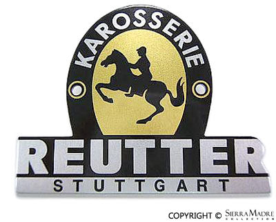 Porsche Reutter Stuttgart Coach Builder Badge NLA-723-002-00