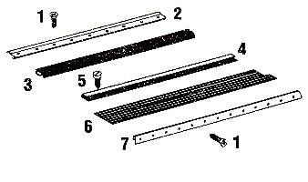 Porsche Rubber Door Threshold #6 - All 356s 50-65 644-551-115-00