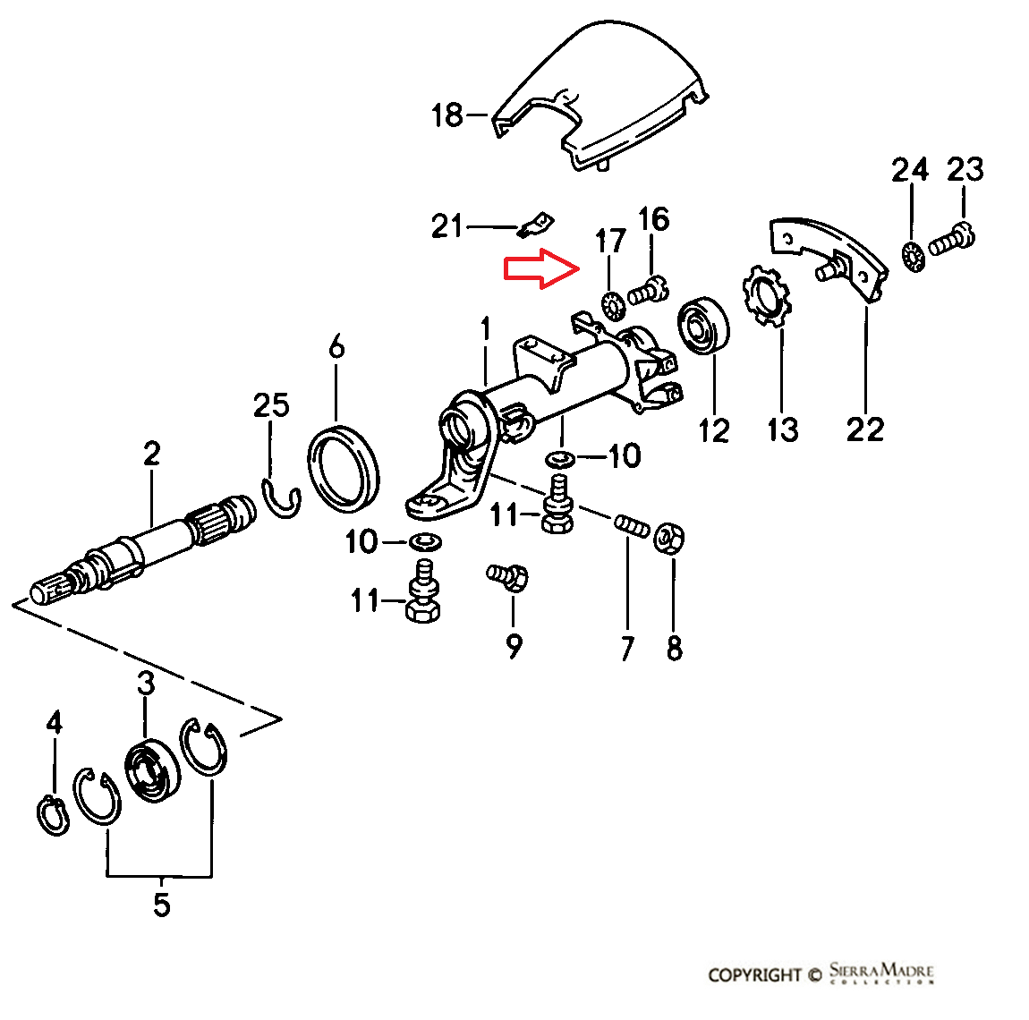 Porsche Serrated Washer - 911/912/930 65-89 900-115-007-01