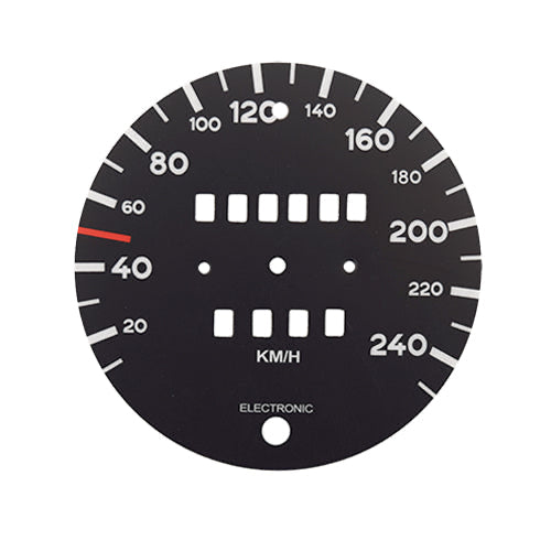 Porsche Speedometer Dial Face - MPH to KM/H - 911 75-83 SMC-641-701-01