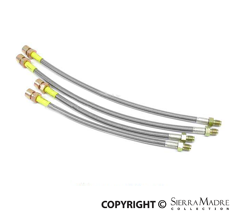 Porsche Stainless Steel Brake Hose Kit - 356B/356C 60-65 SMC-352-007-00