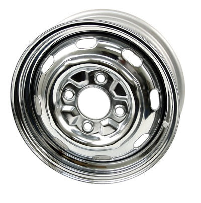 Porsche Steel Wheel - Chrome - 4 Lug 15'' x 5 1/2'' 914-361-012-02