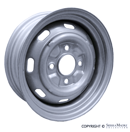 Porsche Steel Wheel - Painted - 4 Lug 15'' x 5 1/2'' 311-601-025-C