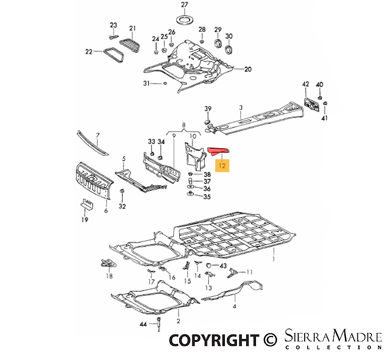 Porsche Steering Shaft Cup - 911 68-89 901-501-354-32