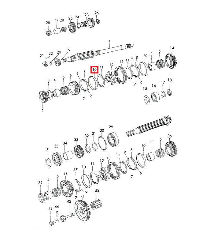 Porsche Synchro Ring - 4th - 914 70-76 925-302-301-02