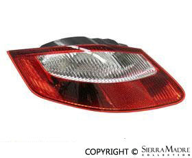 Porsche Taillight Lens - Left - Clear/Red 05-08 987-631-445-04