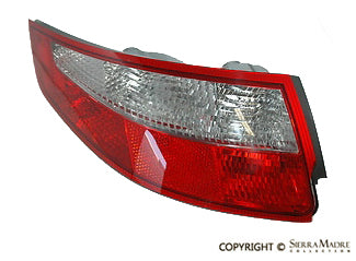 Porsche Taillight Lens - Left - Clear/Red 05-09 997-631-485-04