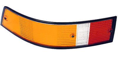 Porsche Taillight Lens - Left - Euro - Black Trim 69-89 911-631-949-00