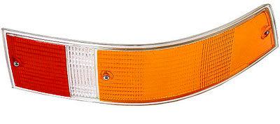 Porsche Taillight Lens - Right - Euro - Silver Trim 69-89 911-631-924-03
