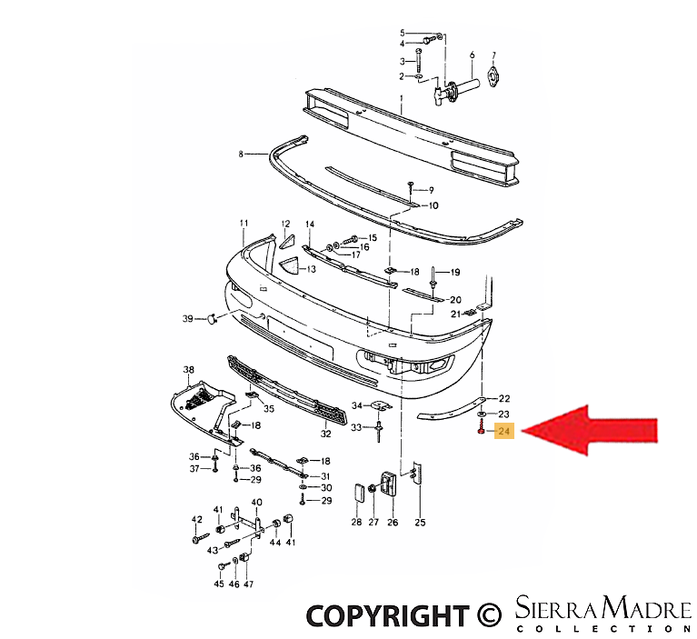 Porsche Tapping Screw - 964 89-94