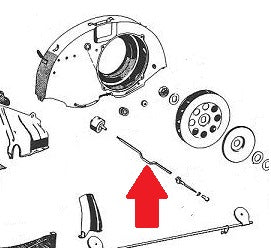 Porsche Thermostat Connecting Rod - All 356s/912 546-06-591