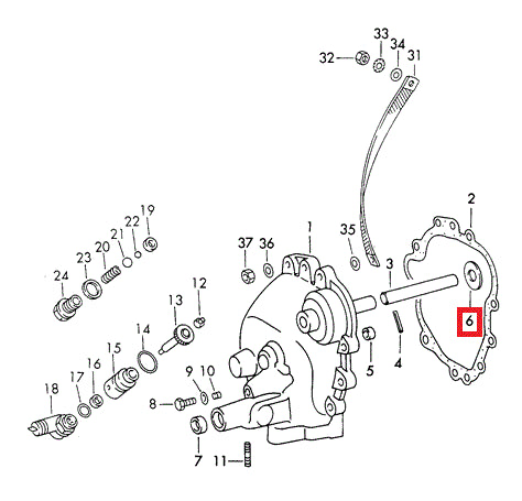 Porsche Thrust Washer - 914 70-76 905-302-292-00