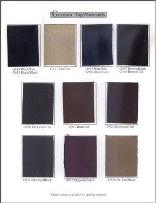 Porsche Top Boot - 356 Cabriolet 54-58 SMC-000-321