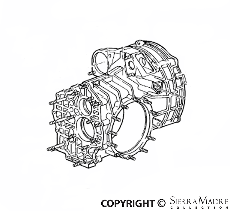 Porsche Transmission Case - 993 94-98 964-301-010-57