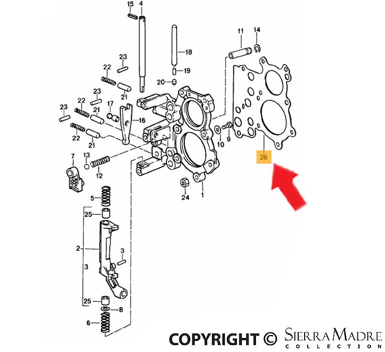 Porsche Transmission Shim - 911 87-98 950-303-125-12