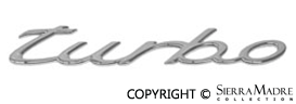Porsche Turbo Emblem - Silver 996-559-237-03