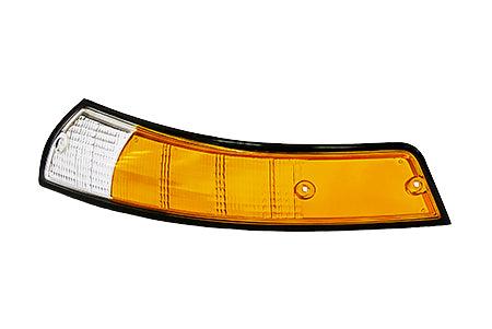 Porsche Turn Signal Lens - Left - Euro - Black Trim 69-73 911-631-943-00