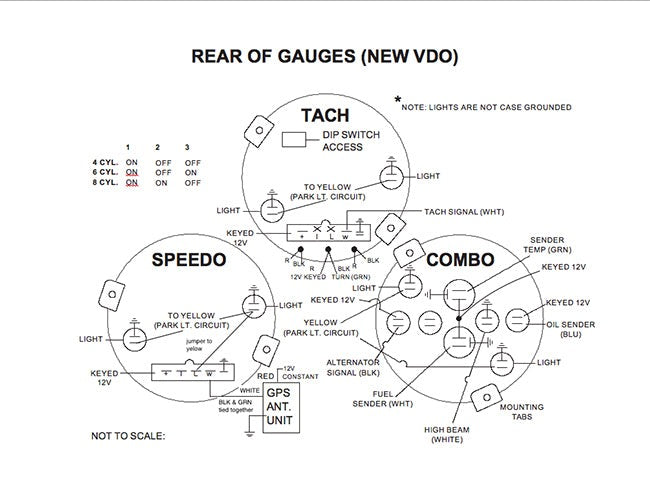 Porsche VDO Gauge Sending Unit Kit Oil Temp - Fuel Level And GPS Speedo SMC-741-KIT