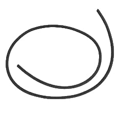 Porsche Vacuum Hose - 3.5x7mm 914/912E 70-76 N-020-353-5