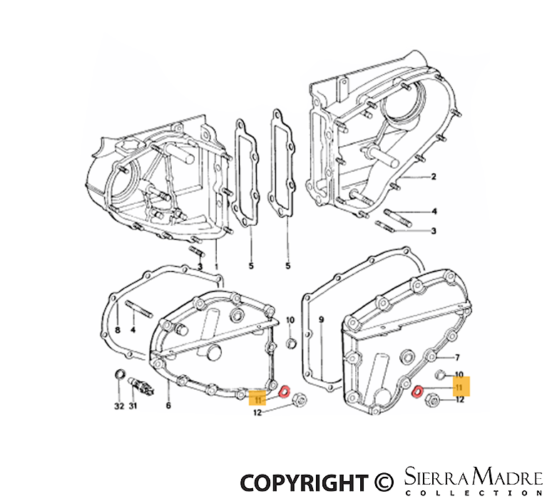 Porsche Washer - 911 900-151-035-3A