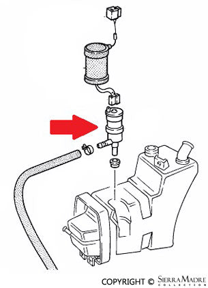 Porsche Washer Pump 191-955-681