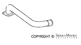 Porsche Waste Gate Pipeline to Muffler - 930 76-79 930-123-033-01