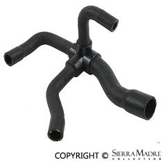 Porsche Water Hose To Pump 4-Way 996-106-222-13