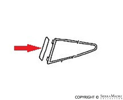 Porsche Window Sealing Strip - 911/912/930 65-77 901-543-493-20