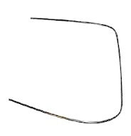 Porsche Windshield Trim - Aluminum - Left 65-77 901-541-911-20