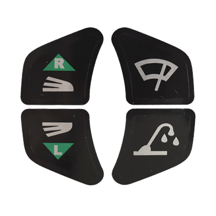 Porsche Wiper & Turn Signal Sticker Set Pictograph 901-559-330-00