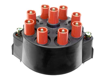 Mercedes-Benz Distributor Cap - with Threaded Stud Terminals and Black Cover | 1976-1985