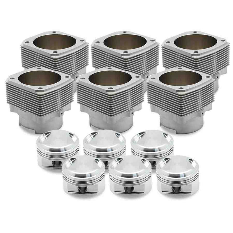 Porsche 911 3.6 102.7mm Nickies Cylinder and Piston Set Inc. 11.5:1 JE Pistons - Sierra Madre Collection