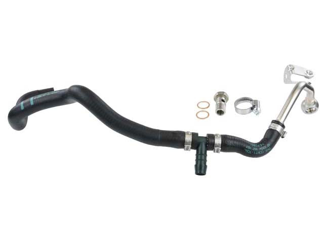 BMW Turbocharger Coolant Hose - Cylinders 1-4 (Return) | 2008-2019 11537577014