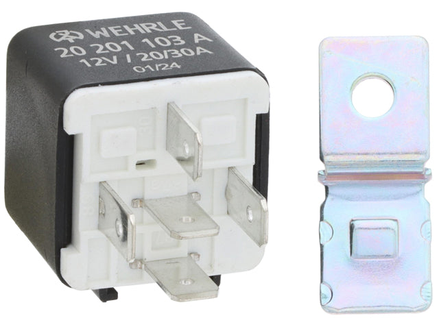 Mercedes-Benz Multi Purpose Relay (5-Prong) (Black) (12V / 20 / 30A) | 1979-1996 1324492